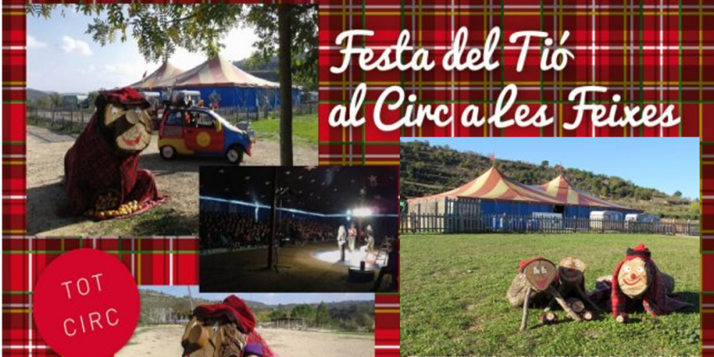 Festa del tió al circ a les Feixes