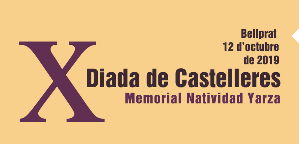 Diada castellera Natividad Yarza a Bellprat