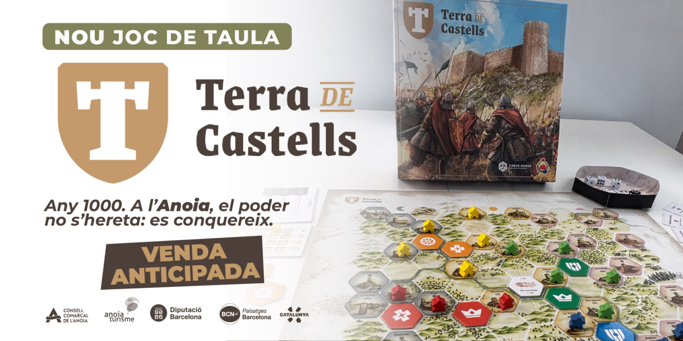 Terra de Castells: el nou joc de taula que convida a descobrir l’Anoia medieval tot jugant